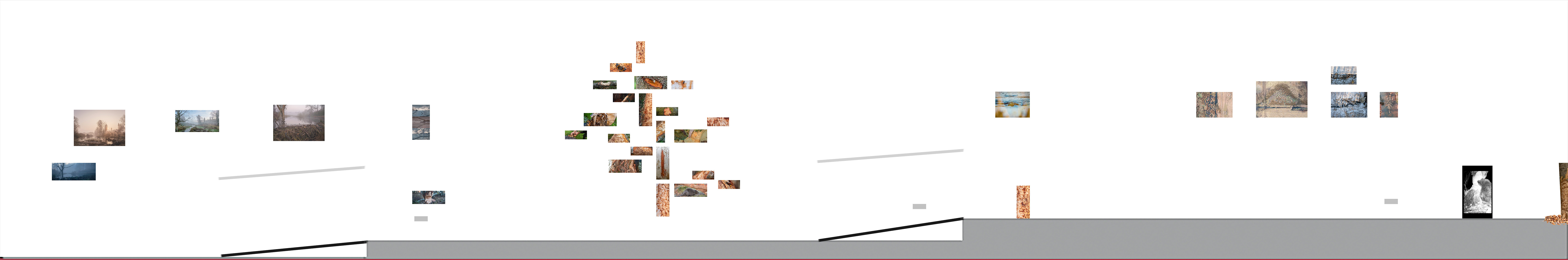 Installation design – left-hand wall